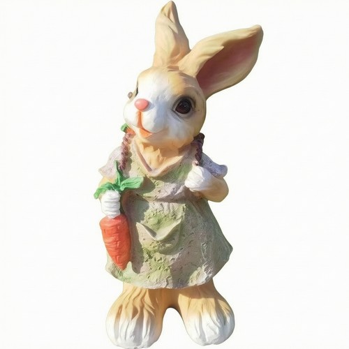 Kaninchen ornament handbemalt - ornament,